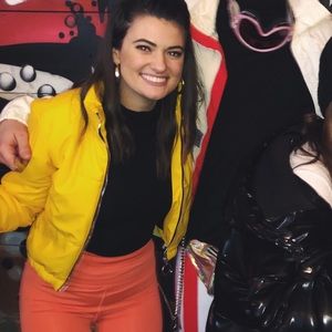 Wild Fable Cropped Yellow Puffer